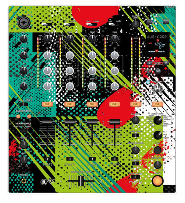 Pioneer DJ DJM 700 Skin Fractor Green